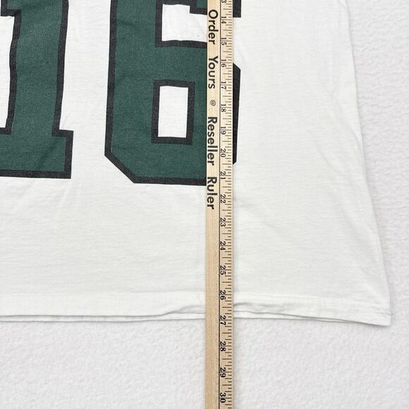 Vintage New York Jets Vinny Testaverde Jersey Shirt Size Large Pro Player Tag 90 - Picture 10 of 10